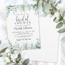 Eucalyptus Bridal Shower