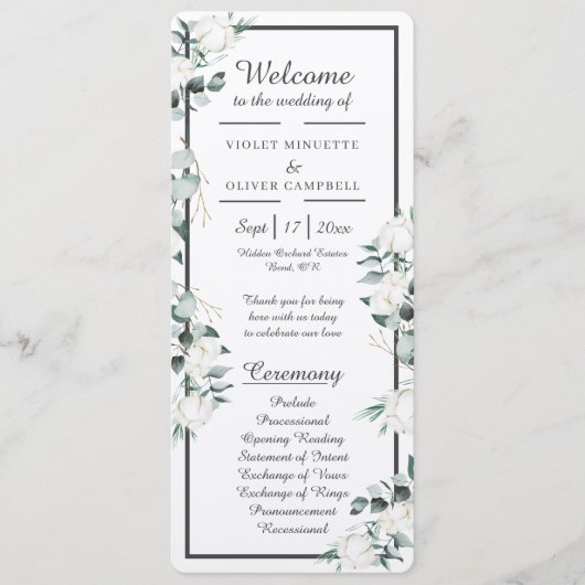 Eucalyptus Cotton | Felt Ecru Flat Program Programm (Vorderseite)