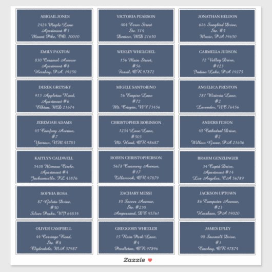 Eucalyptus Cotton | Gästetiketten Aufkleber (Blatt)