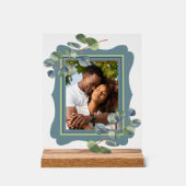 Eucalyptus Deko Frame Foto Acrylschild (Vorderseite)