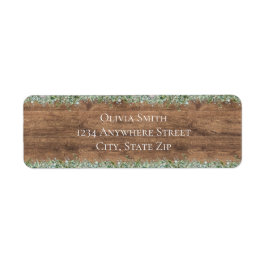 Eucalyptus Dusty Rose Address Labels | Greenery