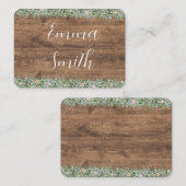 Eucalyptus Dusty Rose Place Cards | Greenery Platzkarte (Vorne/Hinten)