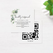 Eucalyptus Elegant QR Code Wedding Website UAWG (Schreibtisch)