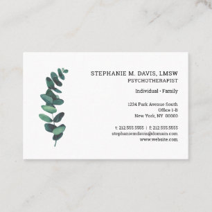 Eucalyptus European Business Card Visitenkarte