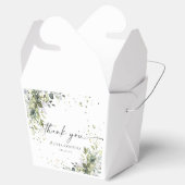 Eucalyptus Floral Greenery Baby Shower Favor Box Geschenkschachtel (Geöffnet)