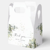 Eucalyptus Floral Greenery Baby Shower Geschenkschachtel (Geöffnet)