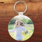 Eucalyptus Foliage Brautparty Foto Schlüsselanhäng Schlüsselanhänger (Rückseite)