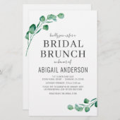 Eucalyptus Foliage Bridal Brunch Einladung (Vorne/Hinten)
