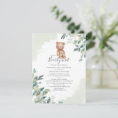 Eucalyptus Foliage Greenerenerity Couples Baby Sho Einladung (Stehend Vorderseite)
