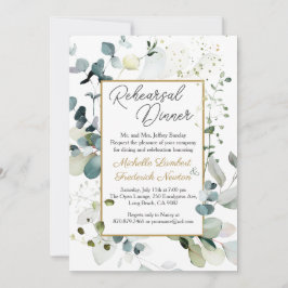 Eucalyptus Foliage Probe Dinner Einladung