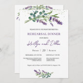 Eucalyptus Foliage Probe Dinner Einladung (Vorne/Hinten)