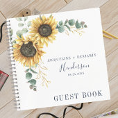 Eucalyptus Foliage Wedding Guest Book Notizblock