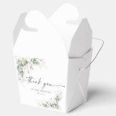 Eucalyptus Gold Baby Dusche Gefälligkeitsbox Geschenkschachtel (Geöffnet)