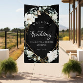 Eucalyptus Gold Geometric Wedding Banner