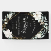 Eucalyptus Gold Geometric Wedding Banner (Horizontal)