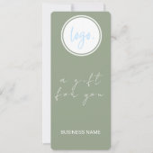 EUCALYPTUS GREEN BUSINESS LOGO GIFT-BESCHEINIGUNG (Vorderseite)