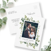 Eucalyptus Green Foliage Foto Vielen Dank Postkarte