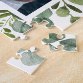 Eucalyptus Green Foliage Wedage Foto Puzzle (Seite)