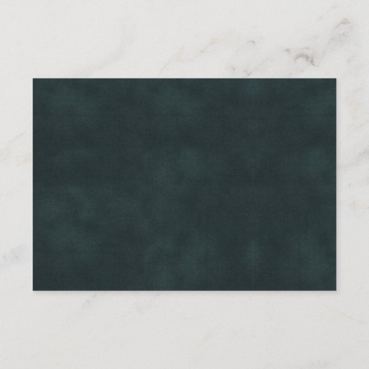 EUCALYPTUS GREEN GOLD FOLIAGE WEDING RSVP E BEGLEITKARTE (Rückseite)