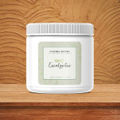 Eucalyptus Green Product Label Quadratischer Aufkleber