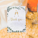Eucalyptus Greenerenery Brautparty Vielen Dank Dankeskarte<br><div class="desc">Watercolor Eukalyptus Dankeschön Karten,  um unsere "Brunch & Bubbly Eukalyptus Greenery Brautparty" Einladungen. Sehen Sie sich die auf dieser Seite verlinkte Sammlung an oder besuchen Sie unseren Shop für weitere Brautparty-Designs.</div>