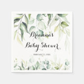 Eucalyptus Greenerenery Kinderdusche Napkins Serviette (Vorderseite)