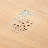 Eucalyptus Greenery Acrylic Invitation Acryleinladungen (Ablage )