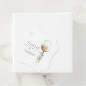 Eucalyptus Greenery Balloon Wedding Vielen Dank Geschenkanhänger (Beispiel)