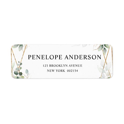 Eucalyptus Greenery Botanical Geometric Wedding La (Vorne)