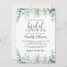 Eucalyptus Greenery Bridal Shower