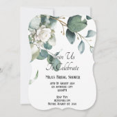 EUCALYPTUS GREENERY BRIDAL SHOWER EINLADUNG (Vorderseite)