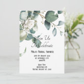 EUCALYPTUS GREENERY BRIDAL SHOWER EINLADUNG (Stehend Vorderseite)