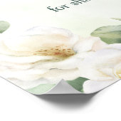 Eucalyptus Greenery Floral Welcome to Our Wedding Poster (Ecke)