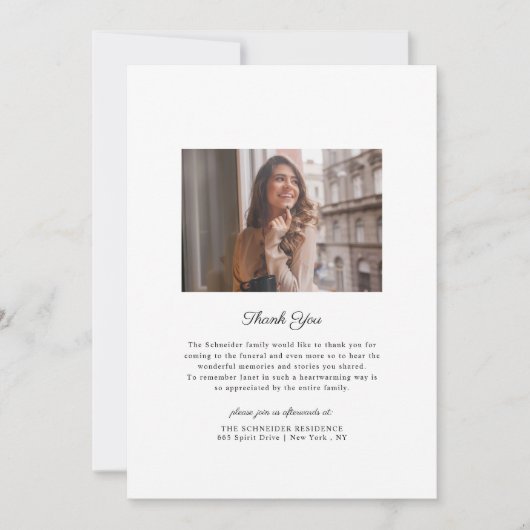 Eucalyptus Greenery | Funeral Memorial Program Einladung (Vorderseite)