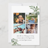 Eucalyptus Greenery | Funeral Memorial Program Einladung (Vorderseite)