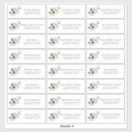 Eucalyptus Greenery Guest Names Smaller Labels