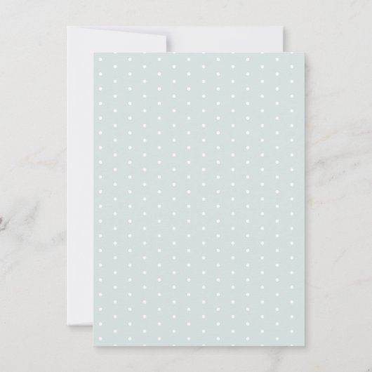 Eucalyptus Greenery Lamb Baby Shower Dankeskarte (Rückseite)