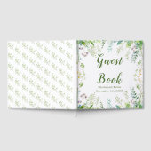 Eucalyptus Greenery Leaves Wedding Guest Book Gästebuch (Voll)
