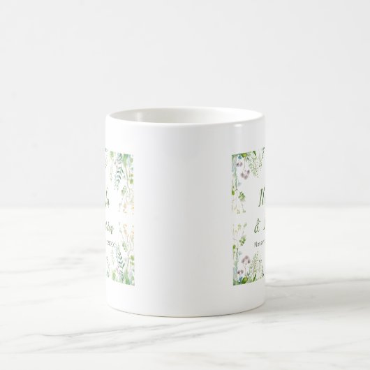 Eucalyptus Greenery Leaves Wedding Kaffeetasse (Mittel)