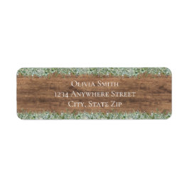 Eucalyptus Greenery Return Address Label | Rustic
