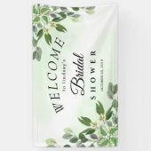 Eucalyptus Greenery Succulent Brautparty Banner (Vertikal)