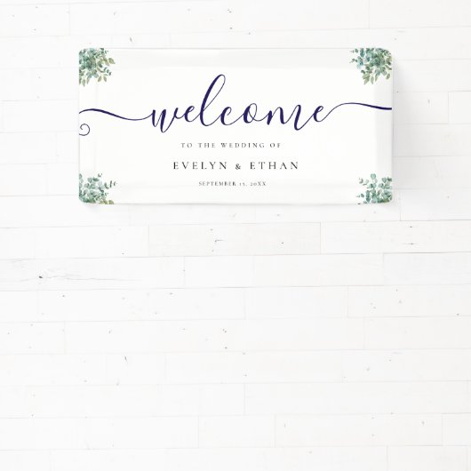 eucalyptus greenery wedding banner (InSitu)