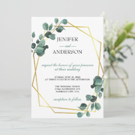 Eucalyptus Greenery Wedding Einladung