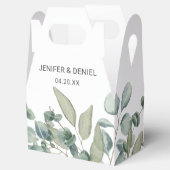 Eucalyptus Greenery Wedding Geschenkschachtel (Geöffnet)