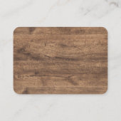 Eucalyptus Greenery Wedding Place Card | Rustic Platzkarte (Rückseite)