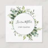 Eucalyptus - Grüne Weinroute Quadratische Visitenkarte (Vorderseite)