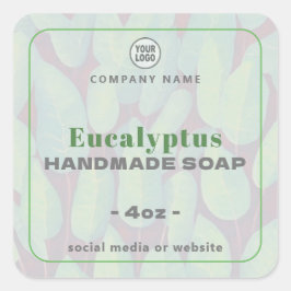 Eucalyptus Handmade Soap Square Sticker