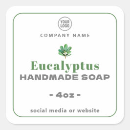 Eucalyptus Handmade Soap Square Sticker