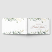 Eucalyptus Handwriting Script-Brautparty Gästebuch (Voll)