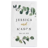 Eucalyptus Hotel Wedding Gift Bag Kleine Geschenktüte (Vorderseite)